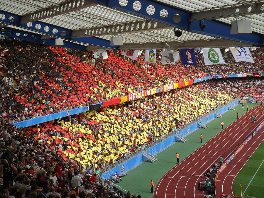 大都会球场 比赛日现场